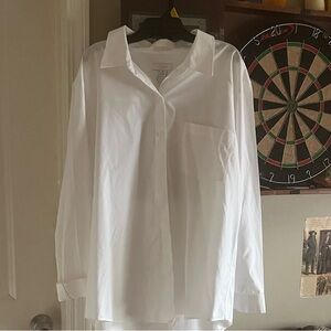 Chico's Crisp White Men's Button Down Shirt